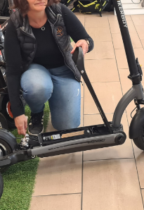 Trottinette neuve prête à être testé